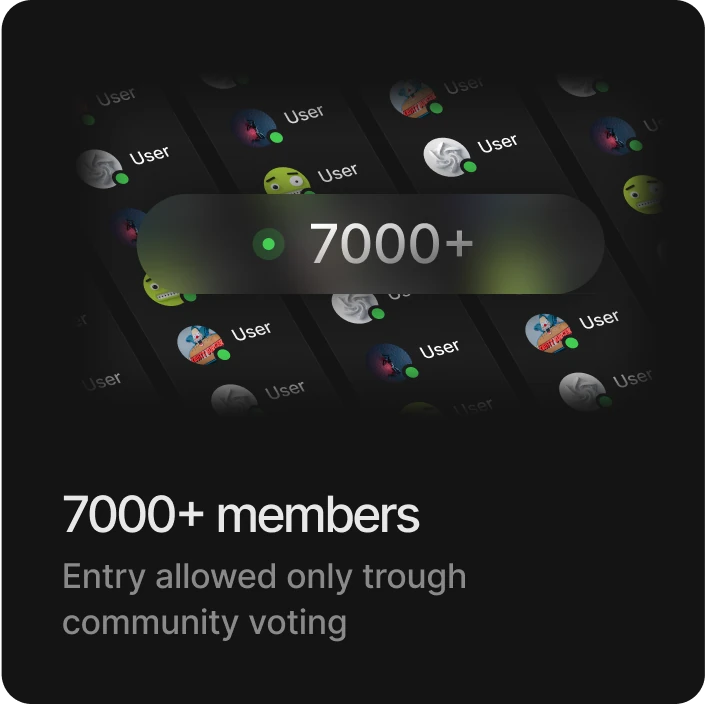 7000+ Members
